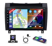 9" 4G+64G Android 14 Car Stereo for Mercedes Benz SLK Class R171 2004-2011 IPS Touch Screen 2 Din Car Radio w/Wireless Carplay Android Auto GPS Navi Bluetooth Wifi HiFi BT SWC FM AM Backup Camera Mic
