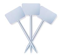 (9.5" 24cm x 50, Green) Elixir Gardens Stick In Plastic Plant T-Labels / Tags | Various Sizes and colours available | Qty's 50 - 1000