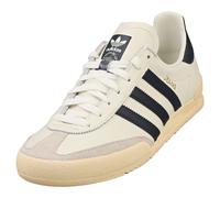 (9.5) adidas Jeans Mens Casual Trainers in White Navy