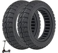 9.5 Inch Solid Tyres for NIU KQi 3, 9.5 x 2.5-6.1 Solid Rubber Tyres Solid Tyres for NIU KQi3 Sport/Pro/Max Electric Scooter Front or Rear Scooter Replacement Tyres Honeycomb Tyres (Black, Pack of 2)