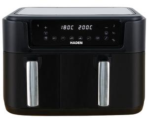 9.5 Litre Dual Basket Air Fryer In Black