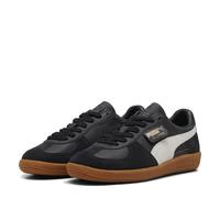 (9.5 UK, Black/Gum) Puma Mens Palermo Leather Trainers