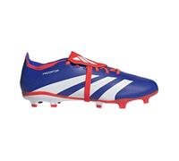 (9.5 UK, Blue/White/Red) Adidas Mens Predator League Folded Tongue Firm Ground Football Boots