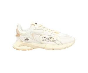 (9.5 UK, Off White) Lacoste Mens L003 Neo Leather Trainers