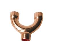 9.52-42mm Copper Fitting Equal Big Y Type 3 Ways Socket Welding Pipe Connector for Air Conditioning Refrigeration(28.6mm)