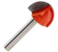 9.52mm (3/8") Cutting Dia x 8mm Shank Carbide Tipped Core Box Cove Router Cutter Bit (TCT)