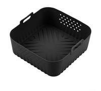 9.5cm Deep Silicone Pot for Cosori 5.5-6.2L Even Cooking(B Black)