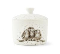 9.5cm Lidded Storage Jar Small (Owl)