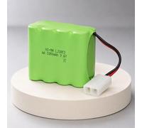 9.6 V 1800 mAh Ni-MH Battery, Compatible with Tamiya KET 2P Plug, AA Battery Pack Battery for RC Tank, Car, Excavator, Crawler, Boat, Ship, Electric Car, SUV, 4X4, Off-Road Vehicle, Control Box, Toy