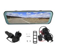 9.66 Inch Mirror Dash Cam Full Touch Screen 1080P HD 170° Wide Angle Streaming Media Front and Rear Rear View Mirror Camera