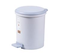 9.6L Plastic Foot-Pedal Trash Can with Lid for Salon, Kitchen, and Bathroom - Recycling Bin for Efficient Waste Management and Easy Hands-Free Operation