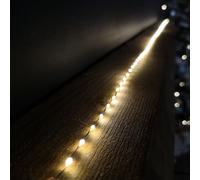 9.6m Compact MicroBrights Christmas Lights with 600 LEDs in Warm White Samuel Alexander White One Size