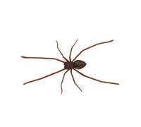 9.7 * 5.2cm Magnetic Plastic Spiders Spooky Black Plastic Spiders Artificial Fake Spider Realistic Scary Plastics Spiders Fake Props Prank Funny Joke Fridge Car Garage Home Novelty Decor (brown)