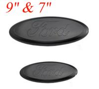 9" & 7" Compatible Ford Oval Badge TRANSIT MK6 MK7 RANGER - All Black