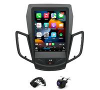 9.7" Double Din Car Stereo for Ford Fiesta 2011 Mk7 3-Doors w/CarPlay & Android Auto 2G+64G Android 13 Touchscreen FM/RDS Radio Player Bluetooth Car Stereo w/Backup Camera WiFi SWC Split Screen