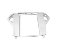 9.7 Inch 2 Din Car Radio Fascias Multimedia Frame Video Player Navigation DVD Panel Trim For FORD For MONDEO 2007-2010 QAQMHVCVB(Silver Frame)