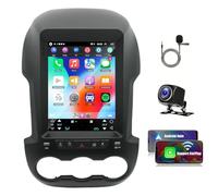 9.7 Inch Android 14 Car Stereo for Ford Ranger PX 2011-2015 Double Din Car Radio with Wireless Carplay & Android Auto Touchscreen GPS Bluetooth SWC WIFI FM/RDS Backup Camera Mic 2G+32G