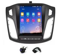 9.7 Inch Car Radio for Ford Focus 2012-2018, 4+64G Android 13 for Ford Focus Radio Upgrade Touch Screen Radio Double Din Carplay Android Auto Bluetooth GPS Navi WiFi FM RDS AHD Backup Camera