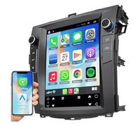 9.7 inch Car Stereo for To-yota Corolla 2007-2013 with Wireless Carplay Android Auto Touch Screen Car Radio with 1080P Camera Support Bluetooth Mirror Link FM WiFi GPS Navigation(Color:8 CORE 4+32G)