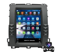 9.7 Inch Double Din CarPlay Car Stereo For Le-xus GX470 To-yota Land Cruiser Prado 120 2002-2009 With CarPlay And Android Auto Radio GPS With Bluetooth Mirror Link/SWC/Bluetooth Ca(Color:8-Core 4+64G)