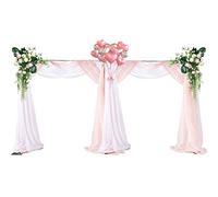 9.8 * 19.7ft Adjustable Telescopic Heavy Duty Pipe and Backdrop Stand, Backdrop Stand Support Equipment Background Frame for Wedding Party Event Photography Exhibition Decor