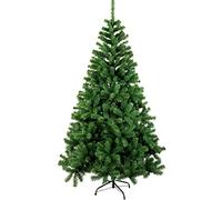 9.8 feet artificial christmas tree, xmas pine tree natural alpine with solid metal legs perfect for indoor and outdoor holiday decoration-green 300cm the new