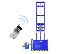 9.8 Ft Wall Mounted Freight Elevator, 2200lbs/1ton Electric Hydraulic Lift Platform Table, Home Elevator Lift System Dumbwaiter Elevator for Home Factory Warehouse