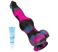 9.8" Huge Monster Dog Knot Dildo Fantasy Dildo with Big Knots, Giant Anal XL Thick Dildos with Strong Suction Cup, Massive Dog Animal Dildos, Adult Sex Toys for Women Men Couples