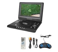 9.8 Inch 270° Rotatable LCD Screen Home Car TV DVD Player Portable VCD Compact Disc MP3 Viewer With Game Functio Easy To Use