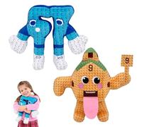 9.8” Steal a Brainrot Plush Cute Italian 67 Tralalero Shark Strawberry Elephant Stuffed Animals, Soft Emotional Support Plushie Toy for Decoration, Collection, And Fans Gift (67 Esok Sekolah)