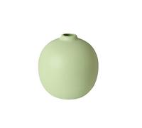 9.8cm Round Faux Ceramic Plastic Vase Planter in Pink Green and Yellow with Ceramic-Like Finish for Tabletop Shelf Modern Decor and Small Floral Arrangement