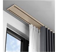 9.8ft Dual Rail Track System for RV Room Dividers, Ceiling-Mounted, Silent Glide, Easy Install for Home & Travel
