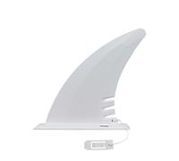 9.9/19cm Black/White SUP Central Fin and Side New Style Stand Up/Paddle/Inflatable Board Surfboard Water Sport Easy to Install(White,19cm*1PC)