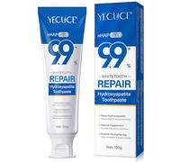 9.9% Hydroxyapatite Toothpaste 120 g, Fluoride-Free Nano Hydroxyapatite Toothpaste, Helps Remineralize, Protects Enamel, Relieves Sensitivity, Strengthens Teeth, Whitening, for Adult, Kids Oral Care