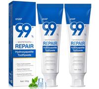 9.9% Hydroxyapatite Toothpaste Hydroxyapatite Toothpastes for Enamel Protection and Tooth Strengthening, Fluoride-Free | Gentle | Mint | Fresh Breath (240g)