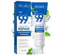 9.9% Nano Hydroxyapatite Toothpaste, Hydroxyapatite Remineralizing Toothpaste, 99 White Tooth Repair Toothpaste for Enamel Repair and Strengthening, Fluoride Free for Sensitive Teeth, Fresh Mint