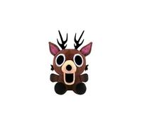 9-9 Nights in The Forest Deer Plush Toy, Video Game Character Collectible, Soft Stuffed Animal with Antlers, Game-Inspired Stuffed Animal Gaming Fan Gift for Christmas Halloween Birthday (Color a)