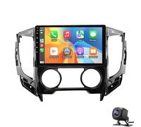 9" Android 14 Car Stereo for Mit-subishi L200 Double Din GPS Sat Nav CarPlay Android Auto MirrorLink BT DSP USB SWC Support OBDII DAB+ Backup Camera Headunit(Size:2015-2019,Color:8 CORE 4+64G)