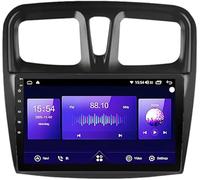 9" Android 15 Dual Din Touch Screen Car Stereo for Renault Logan 2 Sandero 2 2012-2022 with Bluetooth GPS Navigation FM Radio Plug and Play Support for Carplay Android Auto, 4 Core Wifi 2g+32g, normal