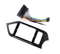 9" Android Car Radio Frame Navigation Audio Head Unit Mount Panel Fascia Fitting For KIA For Morning 2011-2017 POMPOMPUR