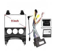 9" Android Radio Panel Frame Mounting Kits With 16 Pin To Quadlock Wiring Harness CAN Bus Decoder Compatible For Peugeot 3008 2009-2015(Style A)