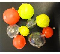 9 Assorted Bubble Floats (3 sizes / 3 colours)