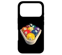 9-Ball Billiard Pool Balls Rack Cool Illustration Gift Case for iPhone 17 Pro