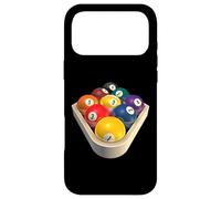 9-Ball Billiard Pool Balls Rack Cool Illustration Gift Case for iPhone 17 Pro Max