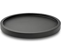 9" Black Bamboo Lazy Susan Organizer Kitchen Turntable for Cabinet Pantry Table Organization