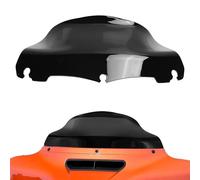 9" Black Dark Wave Windshield Windscreen Wind Splitter Fit for Harley Touring Electra Glide Street Glide 2015 2016 2017 2018 2019 2020