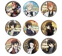 9 Bungo Strays Dogs Tinplate Badge Anime Figure Brooch Cool Pins, Dazai Chuuya Cosplay Accessories 58MM