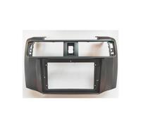 9'' Car Radio Stereo Dash Frame Fascia Bezel Panel Compatible for Toyota 4 Runner 2010 11 12 13 14 15 16 17 18 19 Install Mount Kit Black