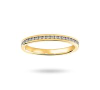 9 Carat Yellow Gold 0.33 Carat Brilliant Cut Channel Set Full Eternity Ring - Ring Size J