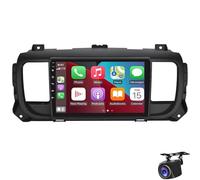 9" CarPlay Android 15 Car Stereo for Ci-troen Jumpy 3 SpaceTourer/Peu-geot Expert 3/Proace 2016-2023 In-Dash Car Player Support FM/RDS Radio Mirror Link SWC Split Screen GPS Radio(Color:4 CORE 1+32G)
